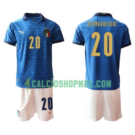 Italia Federico Bernardeschi 20 Bambino Maglia Prima Euro 2020 Manica Corta (+ Pantaloncini)